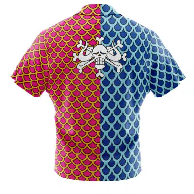 Kaido Pattern One Piece Button Up Hawaiian Shirt