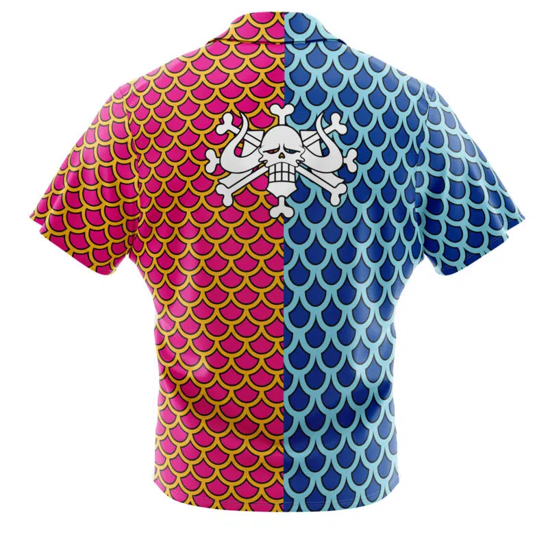 Kaido Pattern One Piece Button Up Hawaiian Shirt