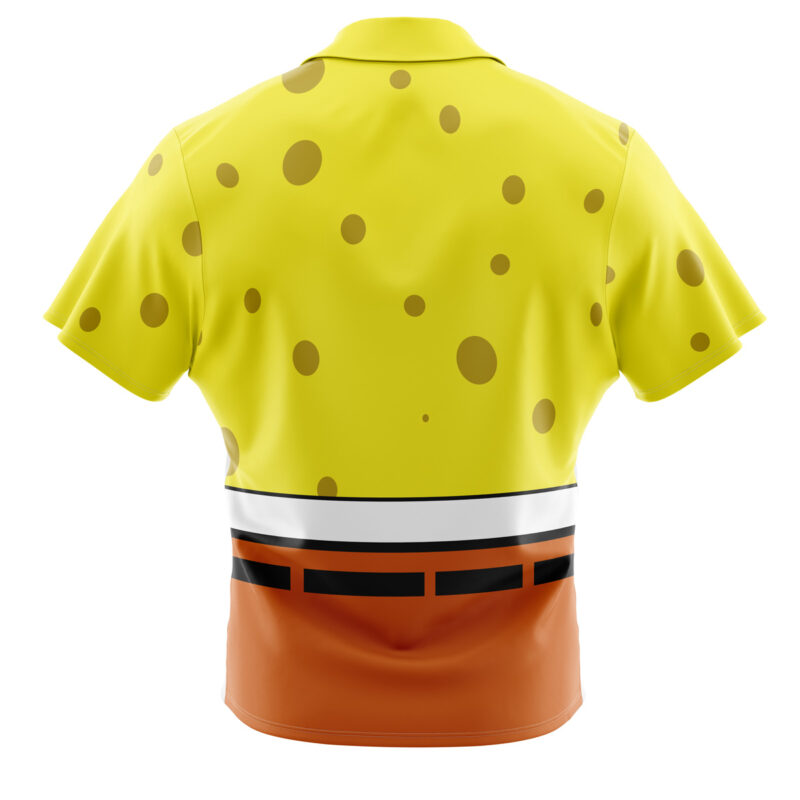 SpongeBob Outfit SquarePants Nickelodeon Button Up Hawaiian Shirt - Image 2