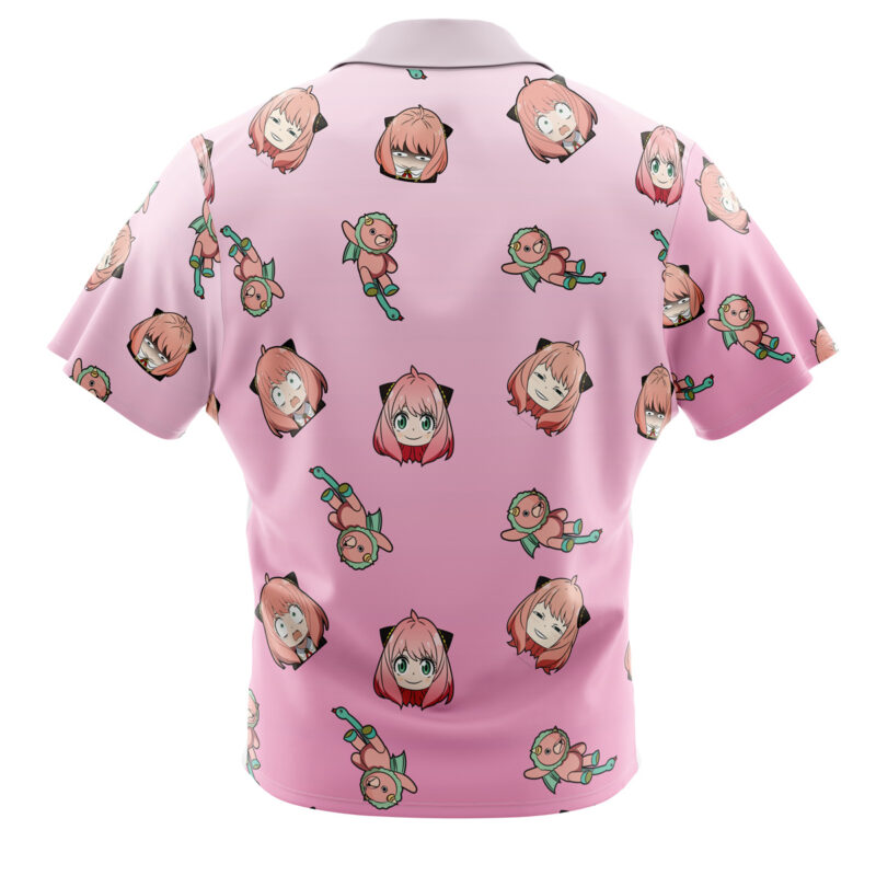 Anya Pattern Spy x Family Button Up Hawaiian Shirt - Image 2