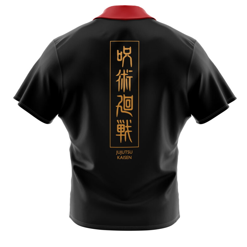 Itadori Jujutsu Kaisen Button Up Hawaiian Shirt - Image 2