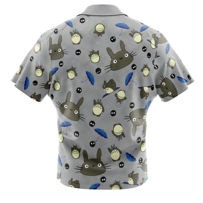 My Neighbor Totoro Studio Ghibli Pattern Button Up Hawaiian Shirt - Image 2