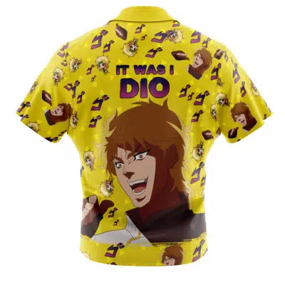 It Was I Dio Jojo's Bizarre Adventure Button Up Hawaiian Shirt