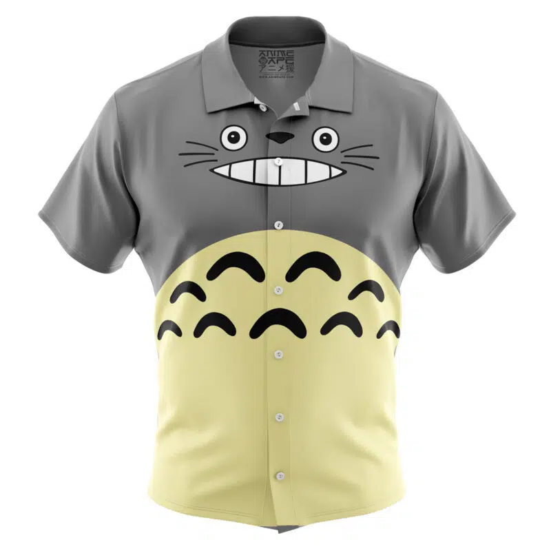 My Neighbor Totoro Studio Ghibli Button Up Hawaiian Shirt
