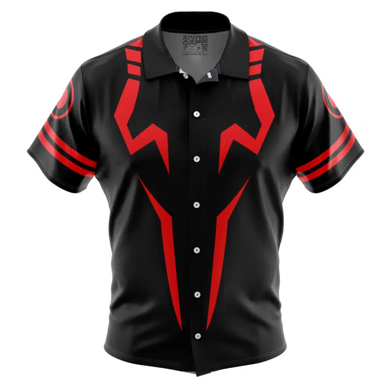 Sukuna Jujutsu Kaisen Button Up Hawaiian Shirt