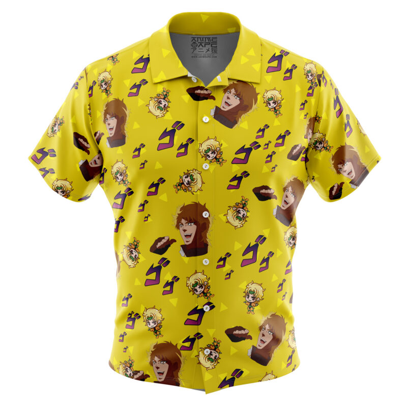 It Was I Dio Jojo's Bizarre Adventure Button Up Hawaiian Shirt - Image 2