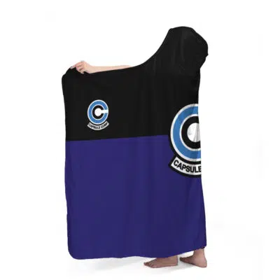Capsule Corp Dragon Ball Z Hooded Blanket