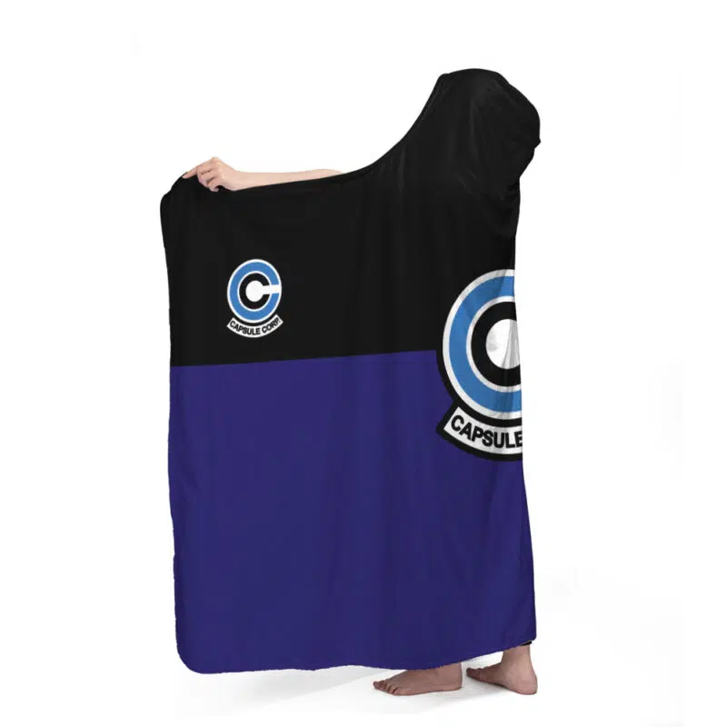 Capsule Corp Dragon Ball Z Hooded Blanket