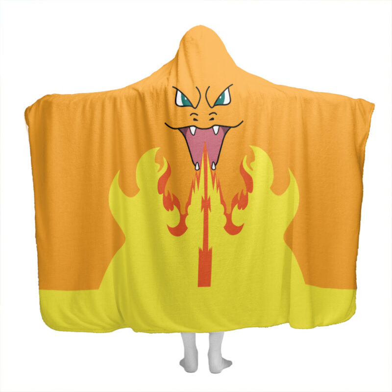 Charizard Pokemon Hooded Blanket