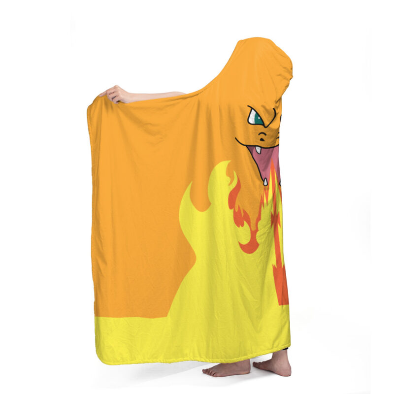 Charizard Pokemon Hooded Blanket