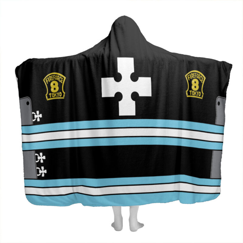Company 8 Fire Force Hooded Blanket