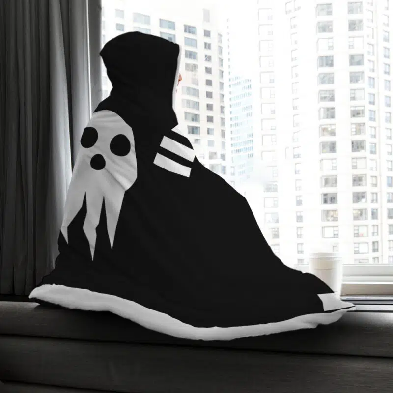 Death The Kid Soul Eater Hooded Blanket