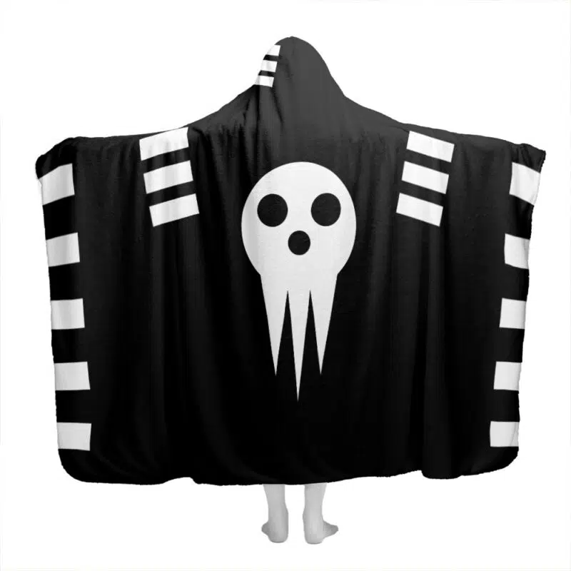 Death The Kid Soul Eater Hooded Blanket
