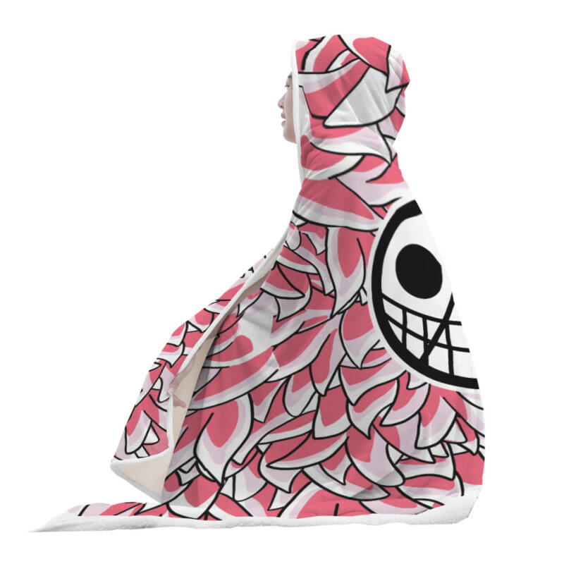 Doflamingo One Piece Hooded Blanket