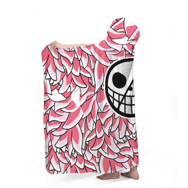Doflamingo One Piece Hooded Blanket