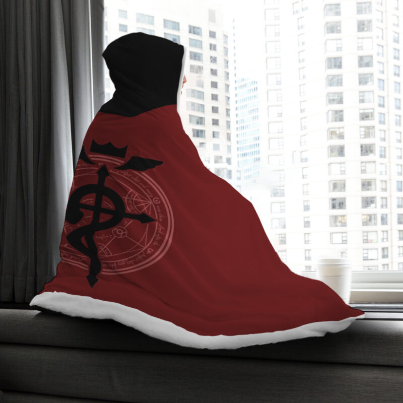 Edward Fullmetal Alchemist Hooded Blanket