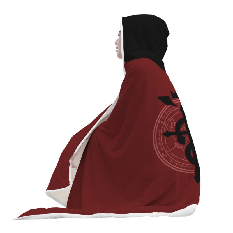 Edward Fullmetal Alchemist Hooded Blanket