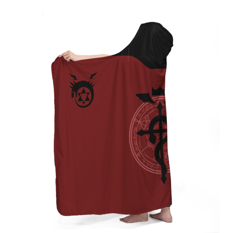Edward Fullmetal Alchemist Hooded Blanket