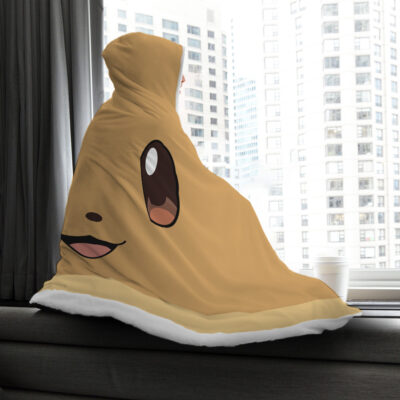 Eevee Pokemon Hooded Blanket