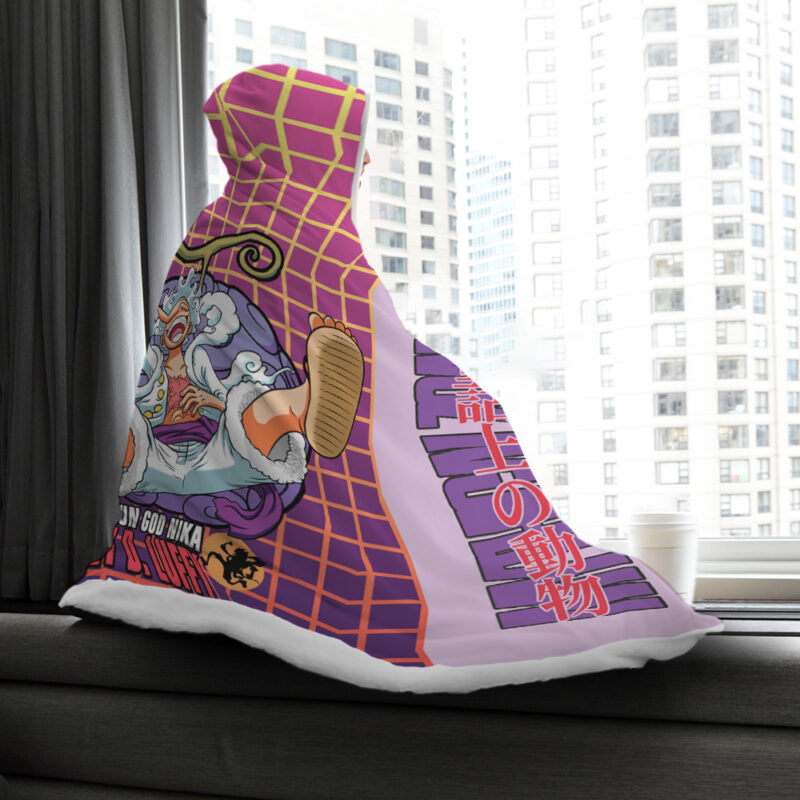 Gear 5th Luffy V2 One Piece Hooded Blanket