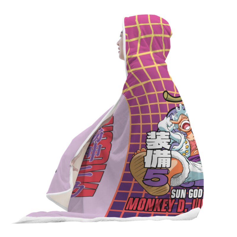 Gear 5th Luffy V2 One Piece Hooded Blanket