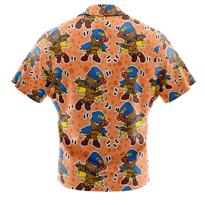 Geno Super Mario Bros Button Up Hawaiian Shirt - Image 2