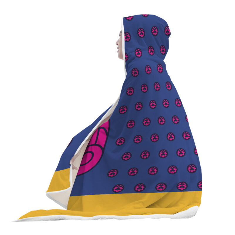 Giorno Giovanna Manga Jojo's Bizzare Adventure Hooded Blanket