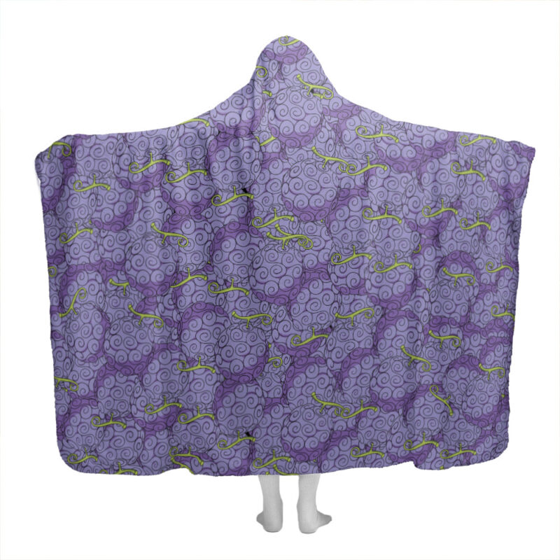 Gomu Gomu No Mi One Piece Hooded Blanket
