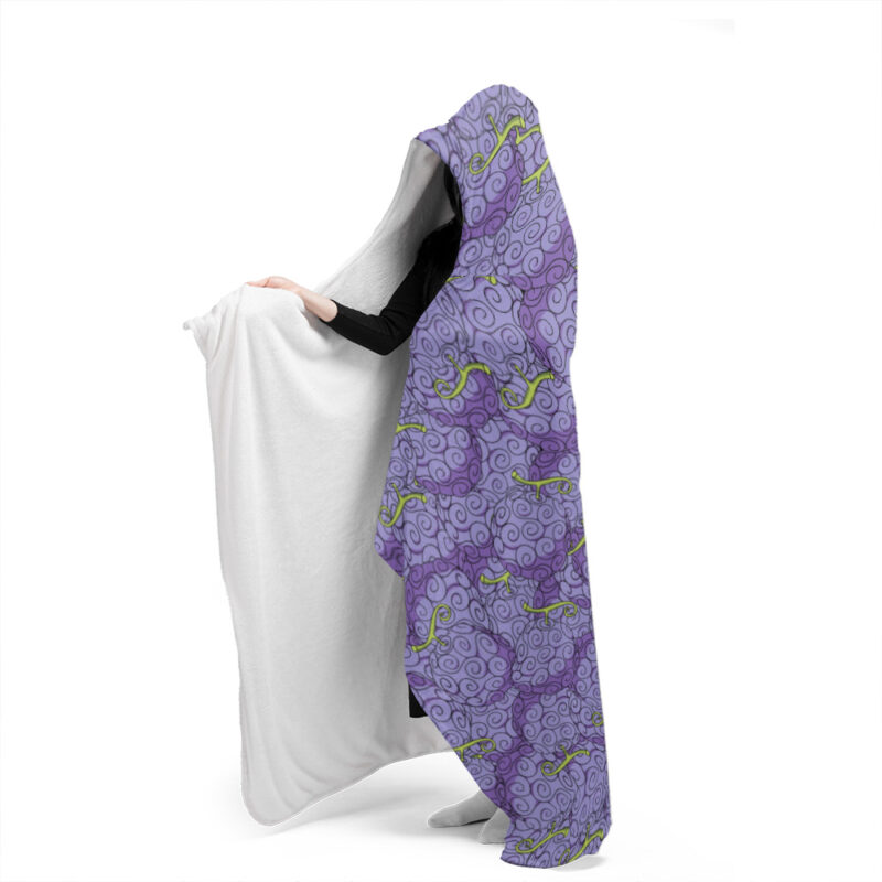 Gomu Gomu No Mi One Piece Hooded Blanket