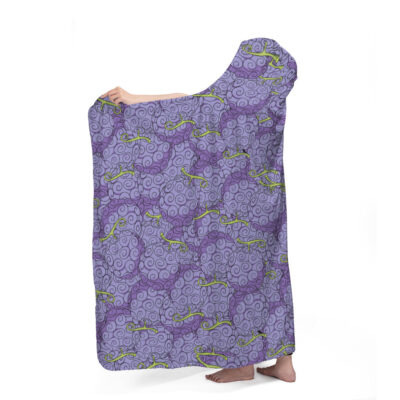 Gomu Gomu No Mi One Piece Hooded Blanket