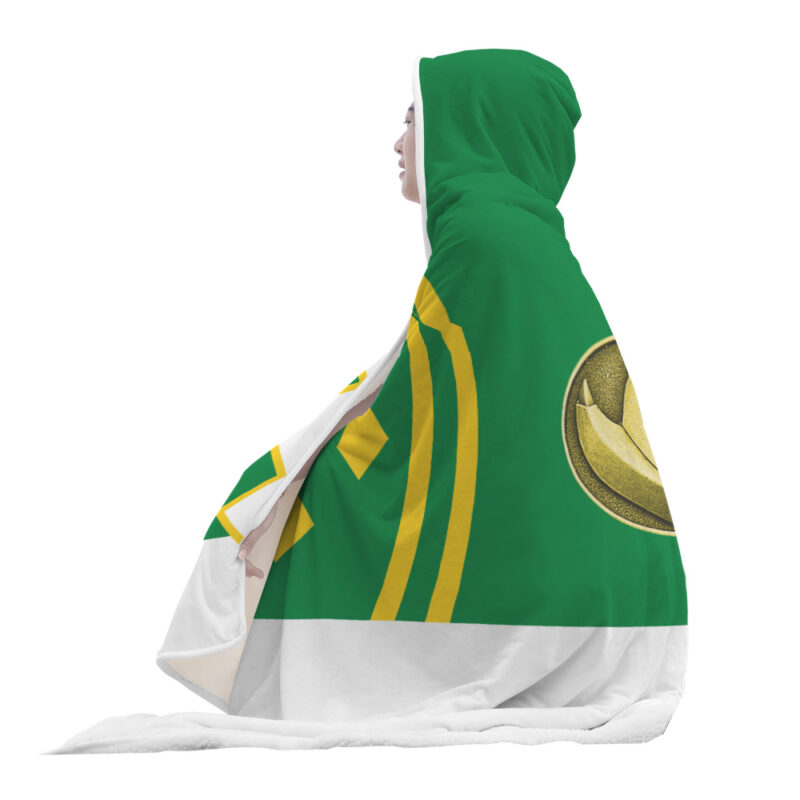Green Ranger Ninjetti Power Rangers Hooded Blanket New