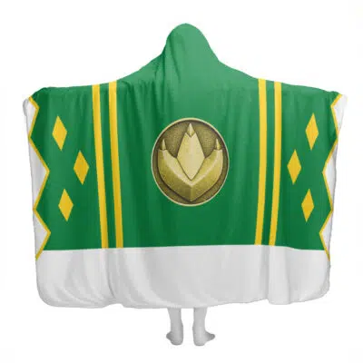 Green Ranger Ninjetti Power Rangers Hooded Blanket New