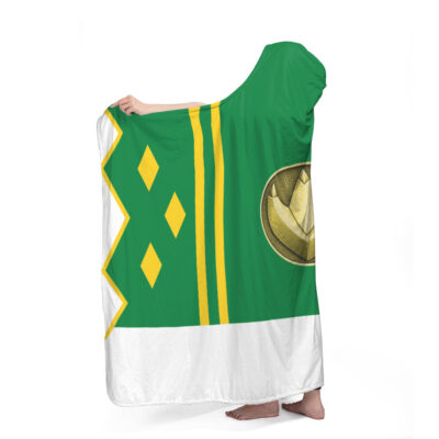 Green Ranger Ninjetti Power Rangers Hooded Blanket New