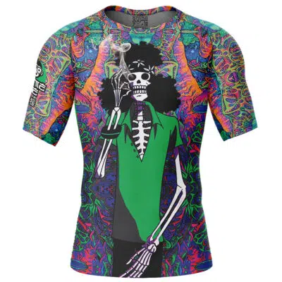 Hippie Trip Brook One Piece Short Sleeve Rash Guard Compression Shirt