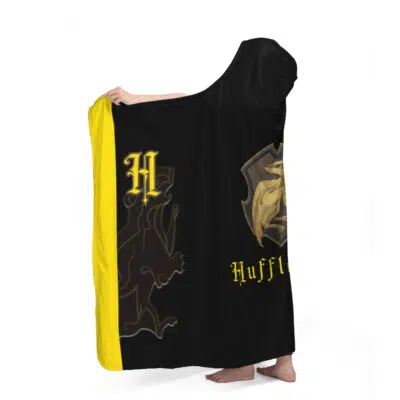 Hufflepuff V2 Harry Potter Hooded Blanket