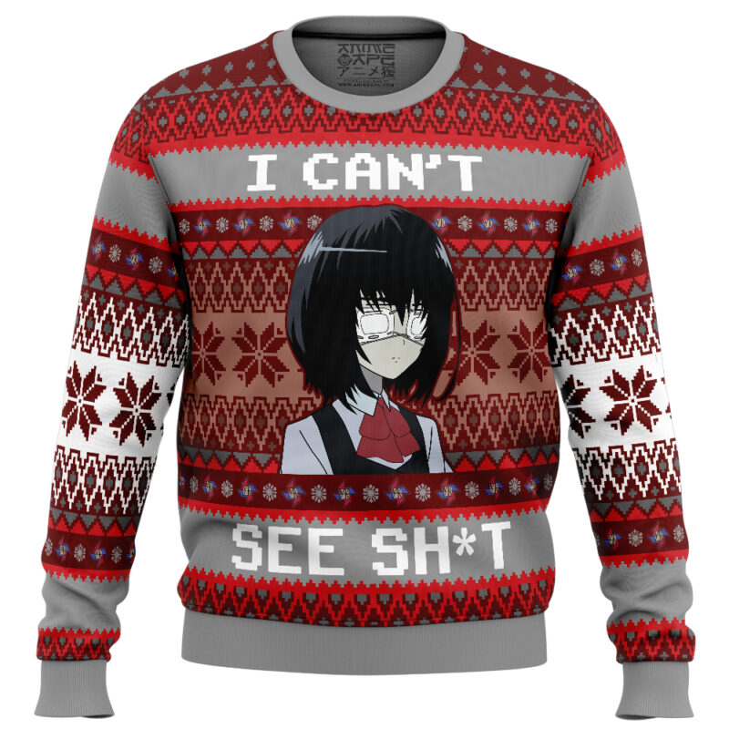 I Can't See Shit Another Ugly Christmas Sweater