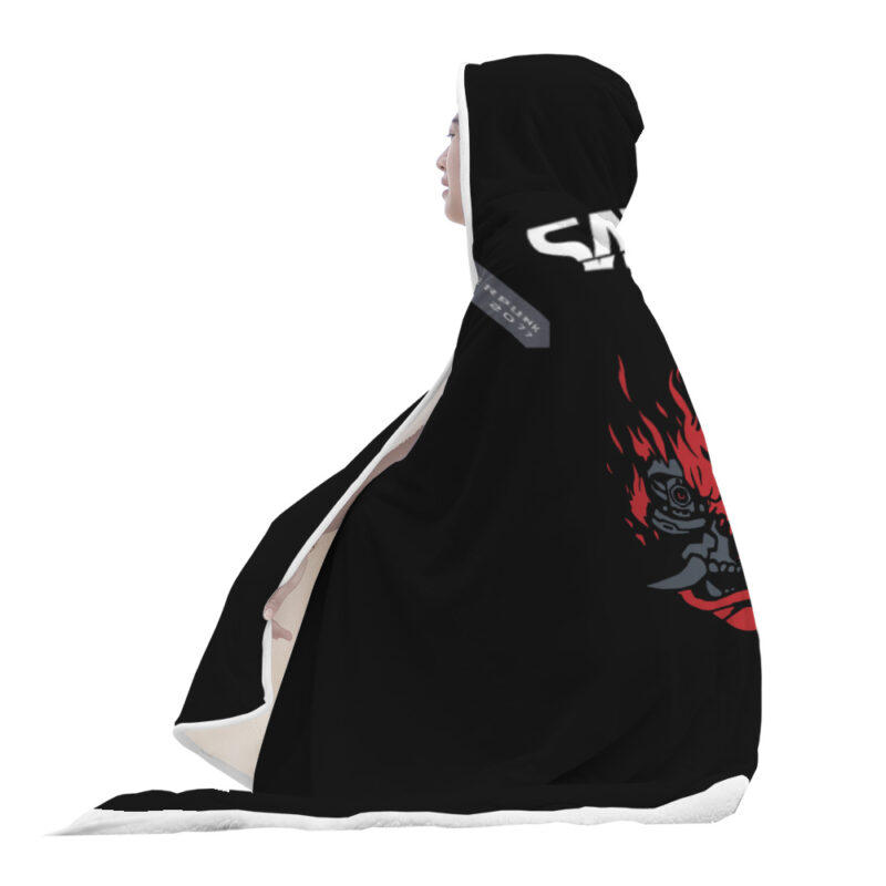 Johnny Silverhand Cyberpunk 2077 Hooded Blanket