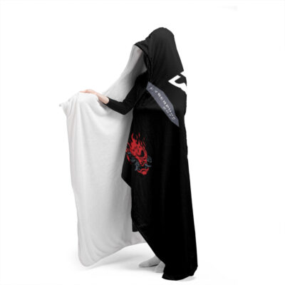 Johnny Silverhand Cyberpunk 2077 Hooded Blanket