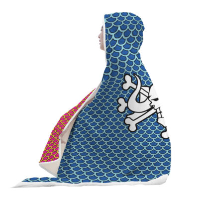 Kaido Pattern One Piece Hooded Blanket