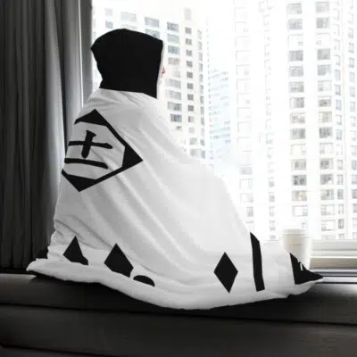 Kenpachi Zaraki Bleach Hooded Blanket