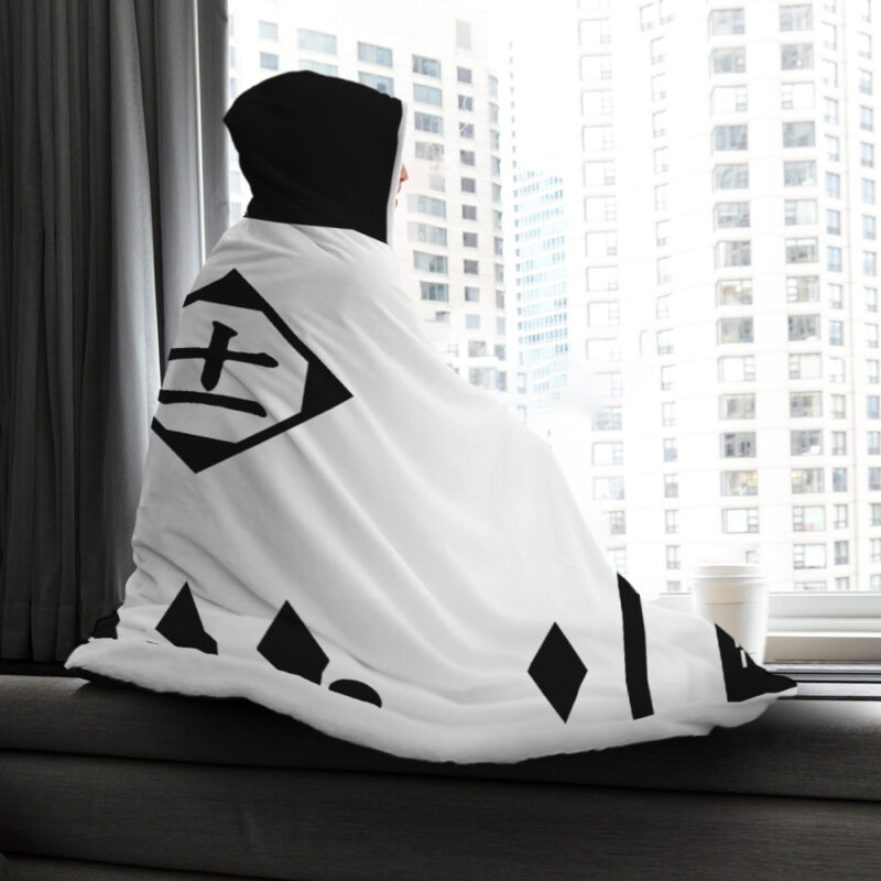 Kenpachi Zaraki Bleach Hooded Blanket