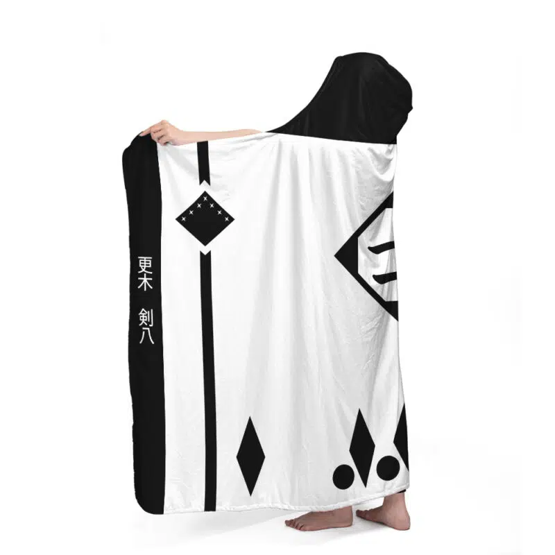 Kenpachi Zaraki Bleach Hooded Blanket