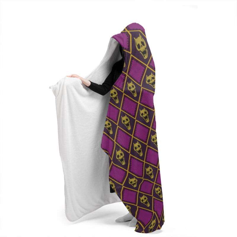 Killer Queen Jojo's Bizzare Adventure Hooded Blanket