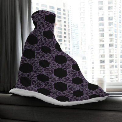 Kokushibo Demon Slayer Hooded Blanket