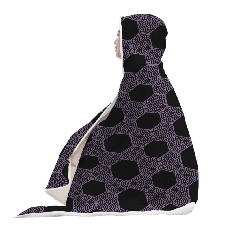 Kokushibo Demon Slayer Hooded Blanket