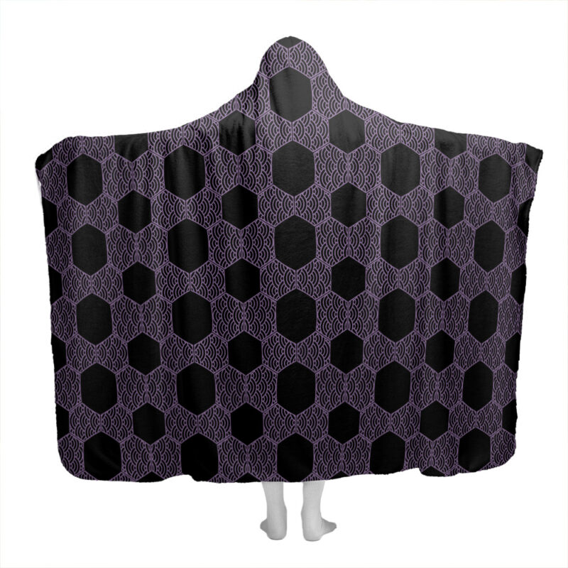 Kokushibo Demon Slayer Hooded Blanket