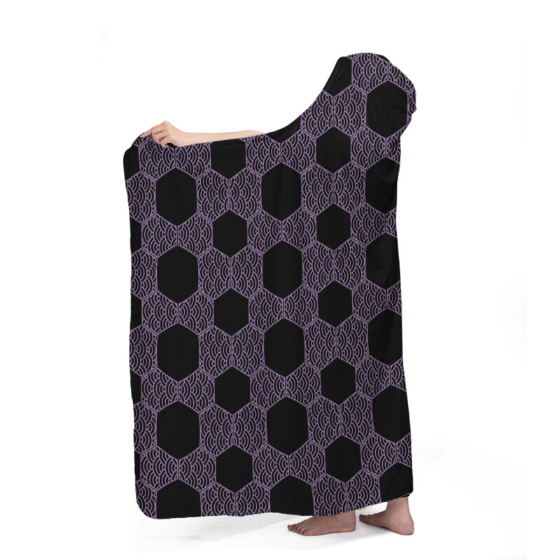 Kokushibo Demon Slayer Hooded Blanket