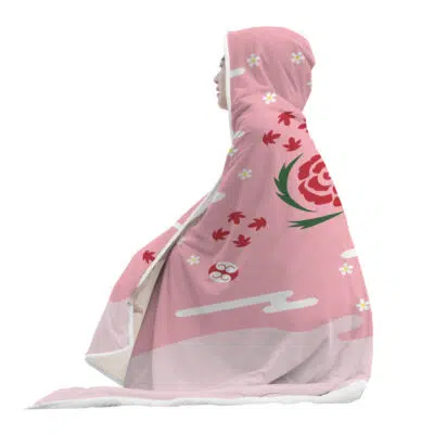 Kyoraku Shunsui Bleach Hooded Blanket