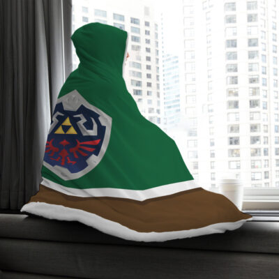 Link Legend Of Zelda Hooded Blanket