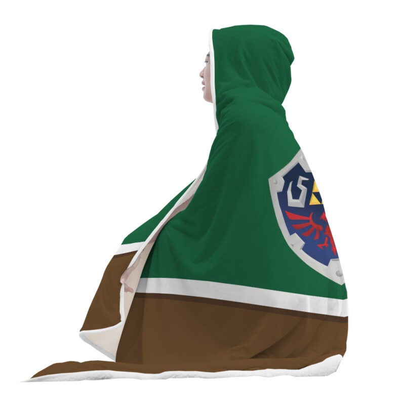 Link Legend Of Zelda Hooded Blanket